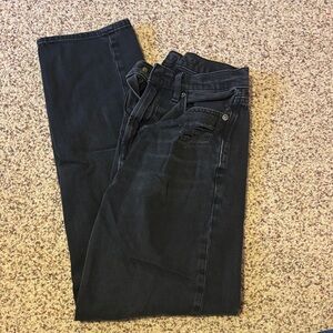 American Eagle Highest Rise 90s Boyfriend black jeans